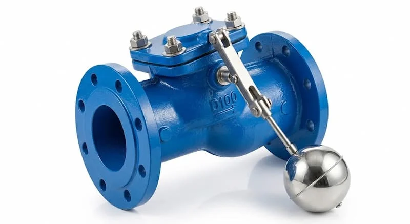 Van phao nước D100 nền trắng