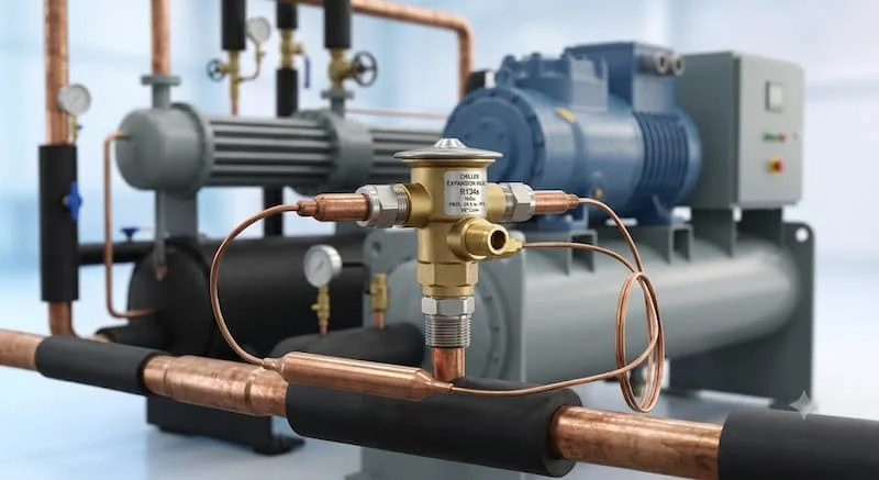 Ảnh tổng quan van tiết lưu chiller