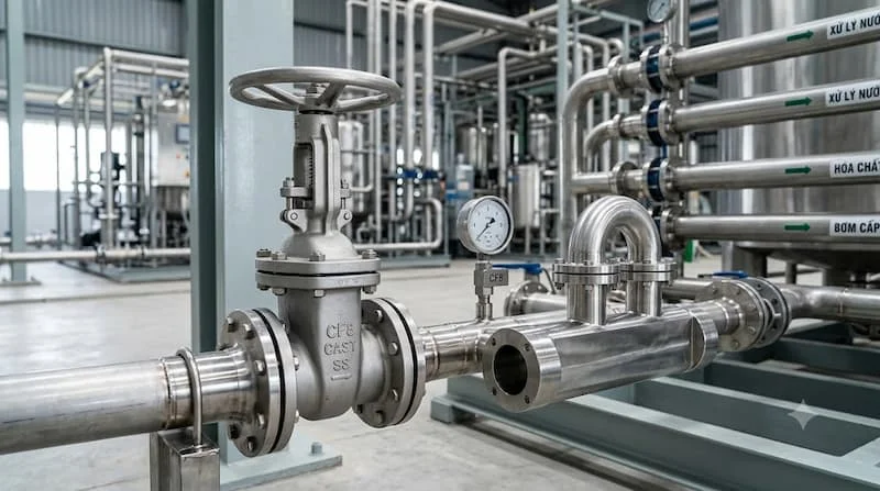 Ứng dụng inox CF8 trong công nghiệp
