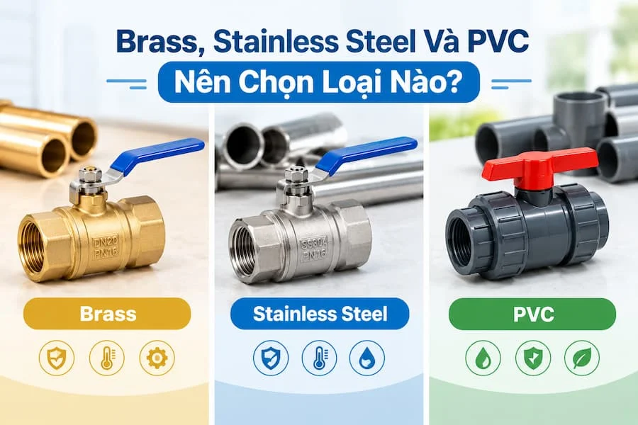 Lựa chọn van nước phù hợp nhu cầu