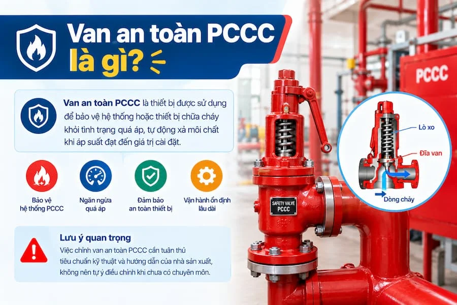 Giới thiệu về Van an toàn PCCC là gì?