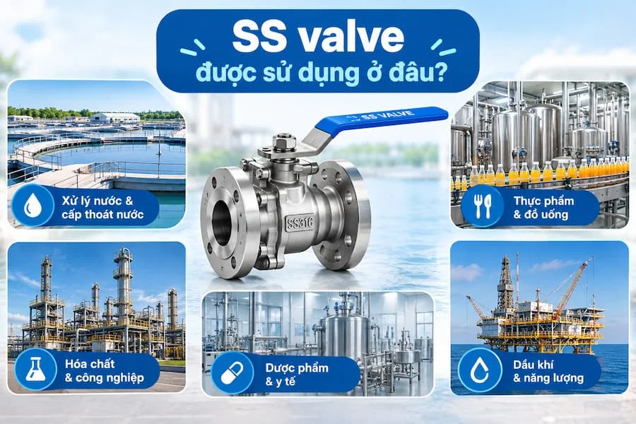 Stainless Steel Valve được sử dụng thực tế