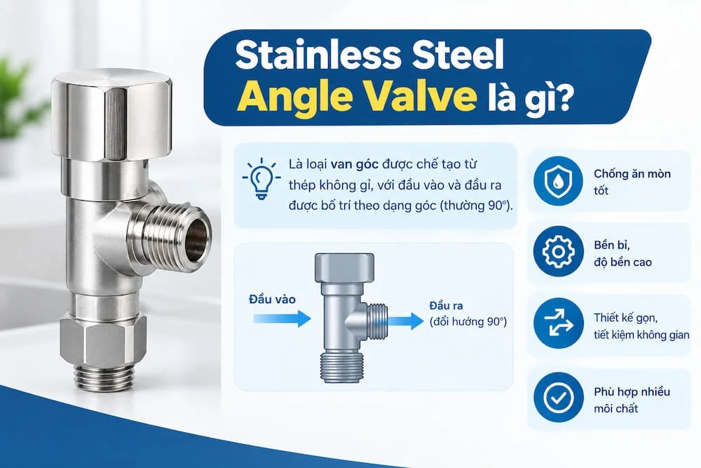Giới thiệu tổng quan van góc inox