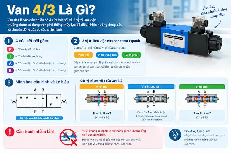 Giới thiệu tổng quan về van 4 3
