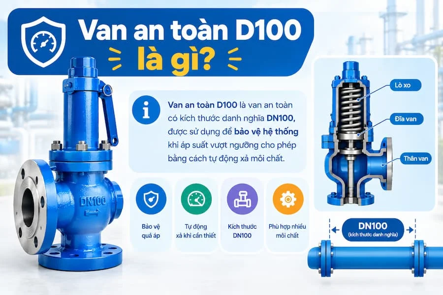 Giới thiệu Van nước an toàn DN100