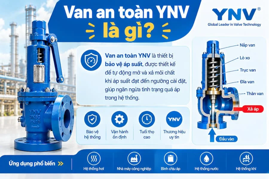 Tổng quan về van nước an toàn YNV