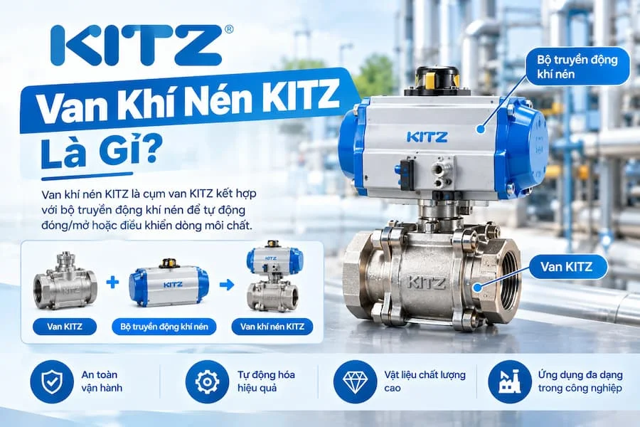 Tổng quan về van điều khiển khí nén KITZ