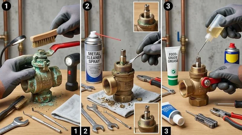 Cách xử lý van nước bị cứng