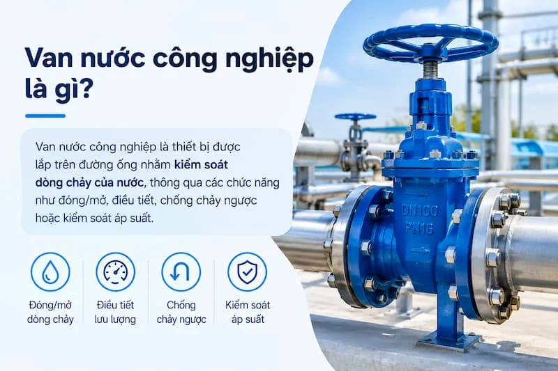 Giới thiệu van nước công nghiệp