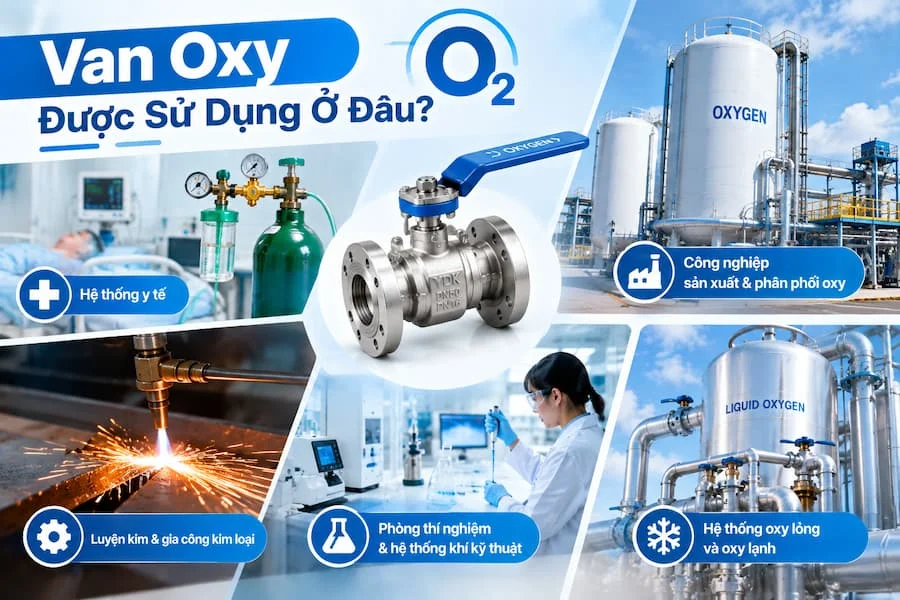 Ứng dụng thực tế của van oxy