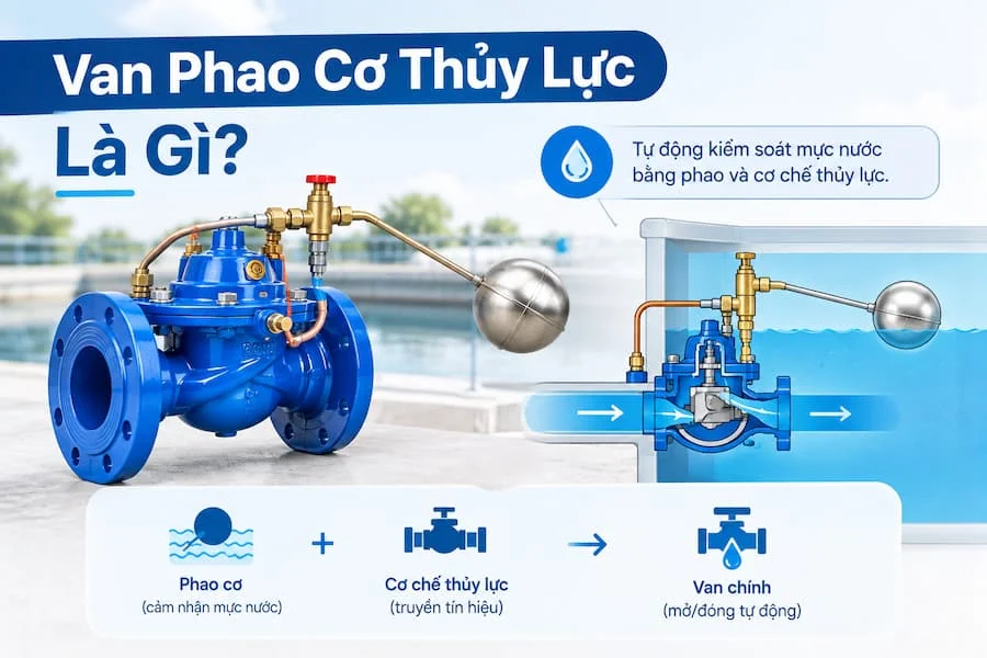 Giới thiệu Van phao thủy lực