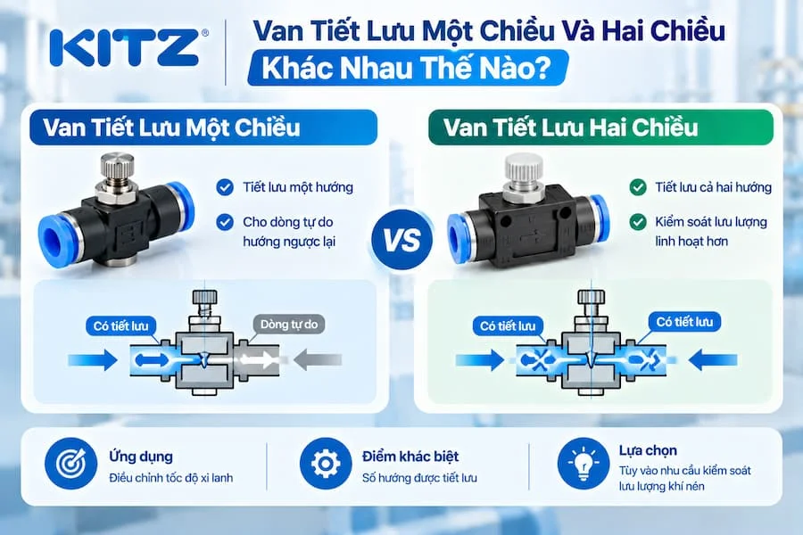 So sánh 2 loại van tiết lưu