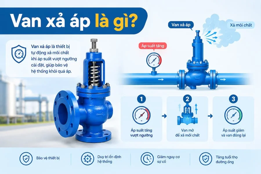 Tổng quan về Van xả áp