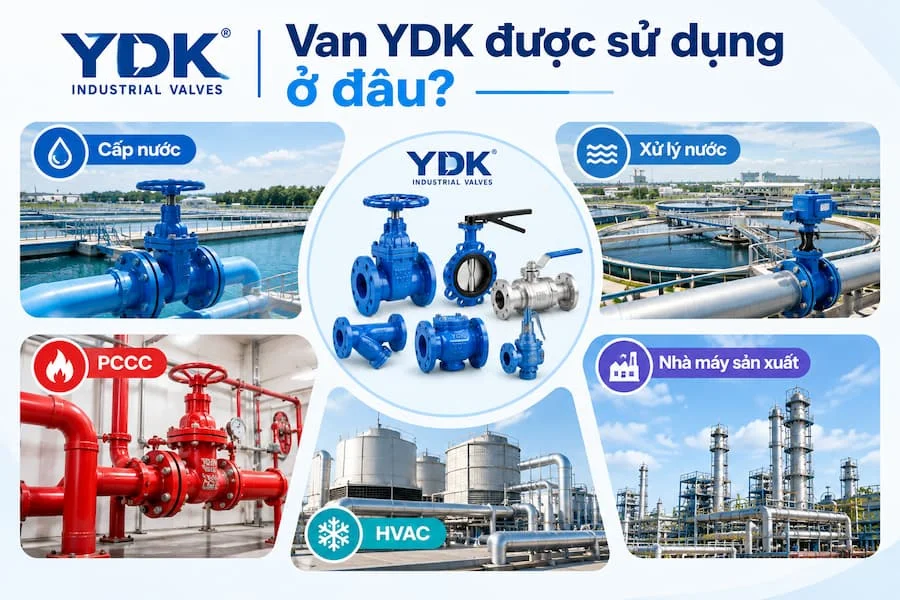 Ứng dụng thực tế van nước YDK