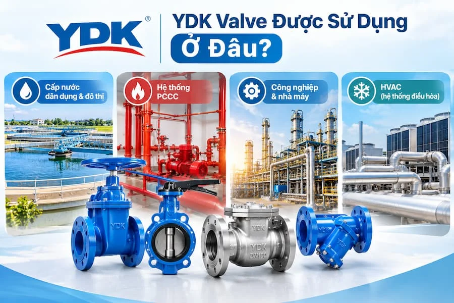 Ứng dụng thực tế của van nước YDK