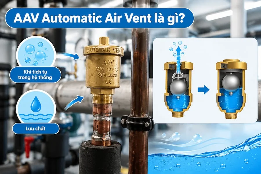 AAV Automatic Air Vent là gì?