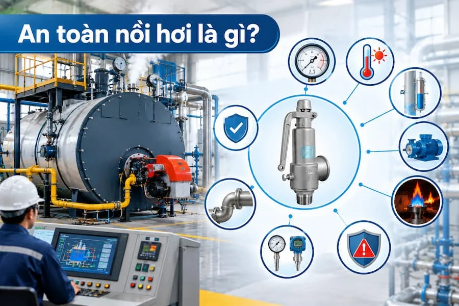 Giới thiệu về an toàn cho nồi hơi