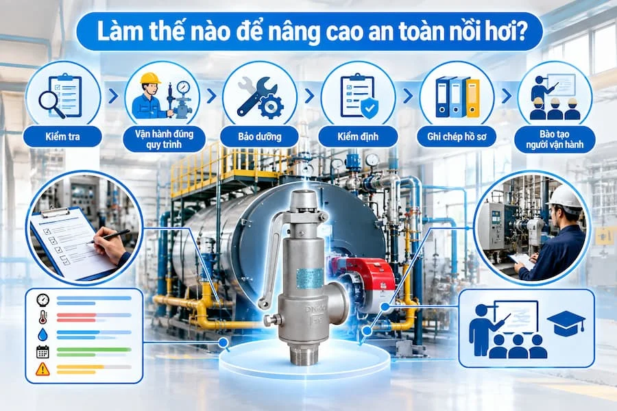 Hướng dẫn nâng cao an toàn cho nồi hơi