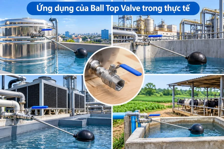 Ứng dụng thực tế của van phao bi