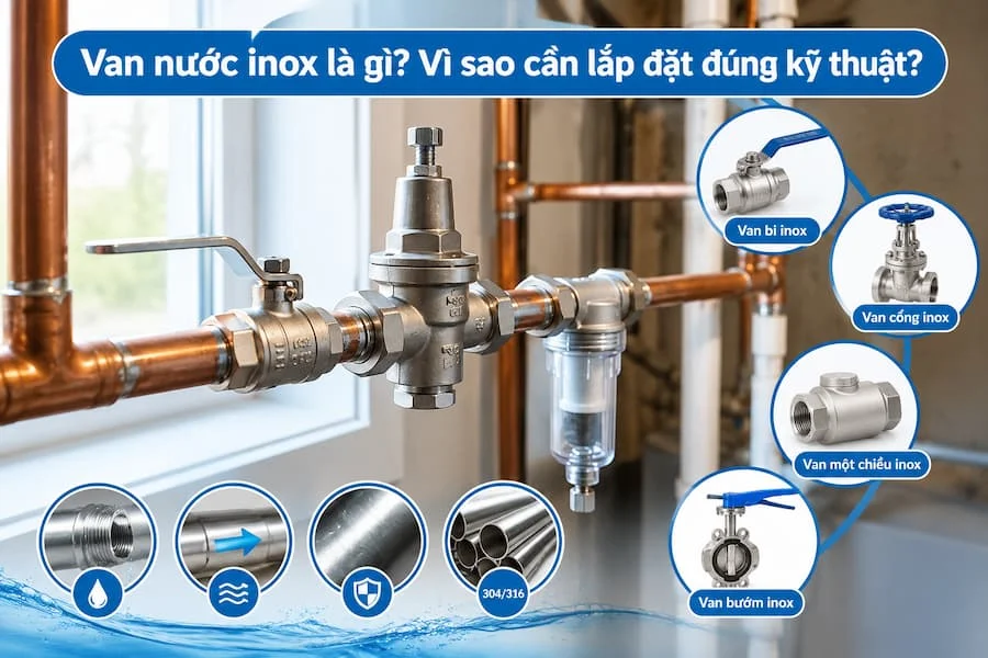 Giới thiệu van nước inox