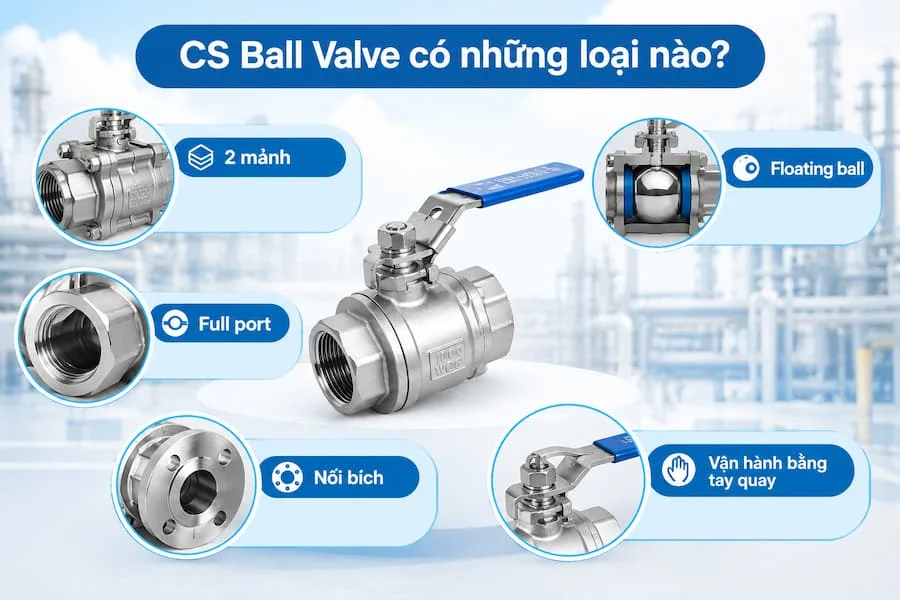 Giới thiệu van bi CS