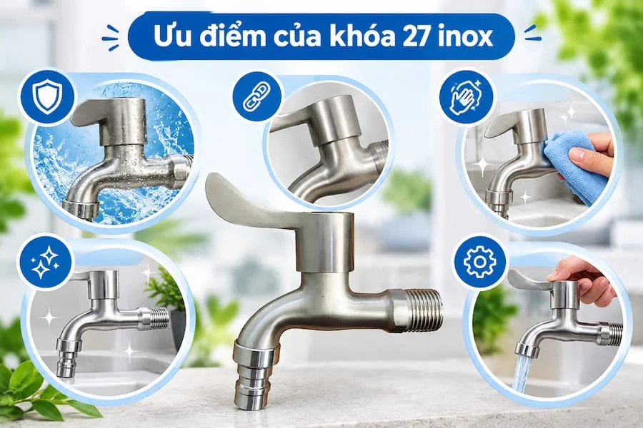 Ưu điểm của van nước 27