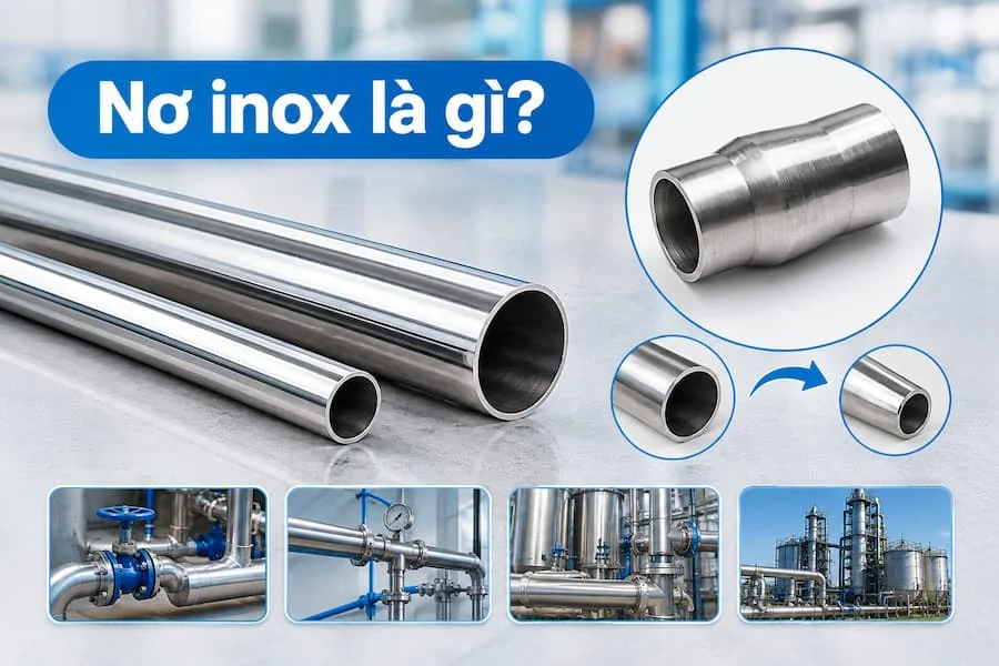 Giới thiệu nơ thu inox