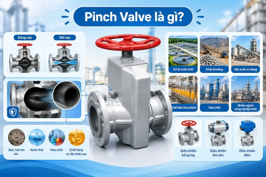 Tìm hiểu van pinch là gì
