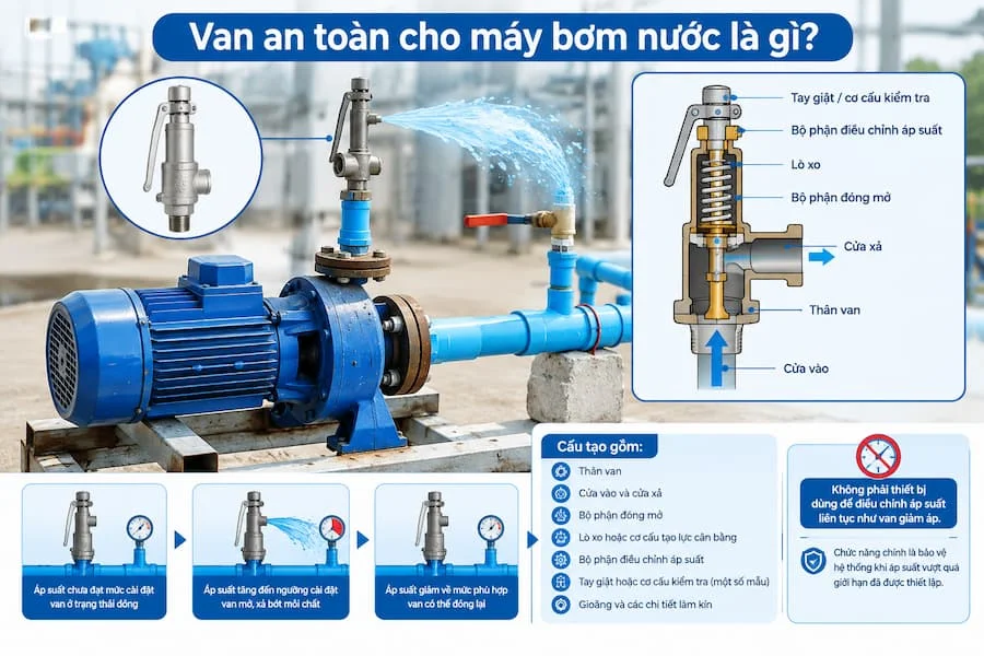 Tìm hiểu những cách an toàn cho bơm nước