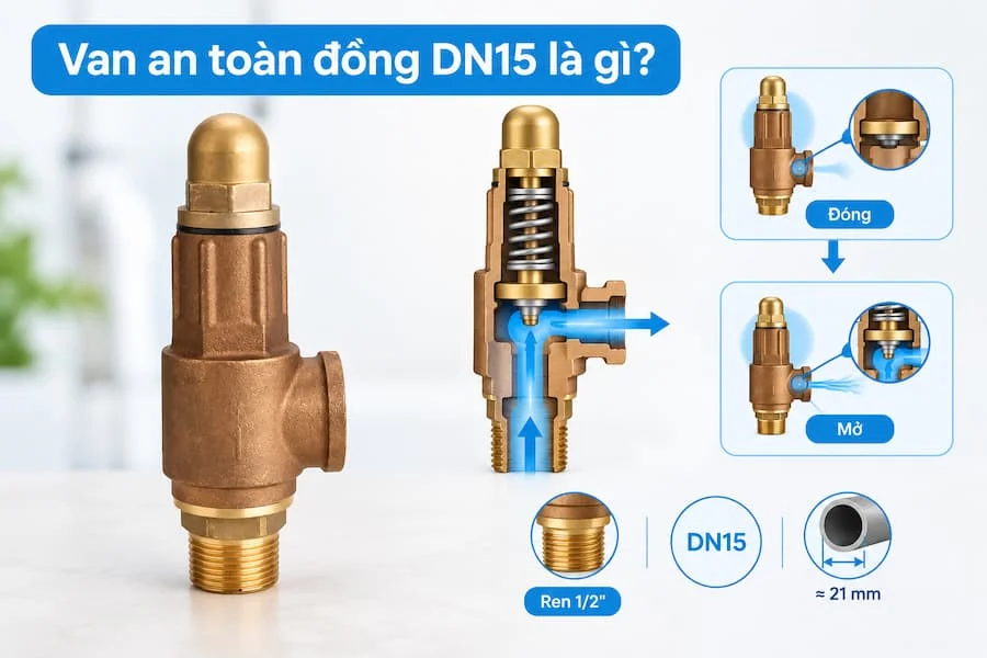 Giới thiệu về van đồng dn15