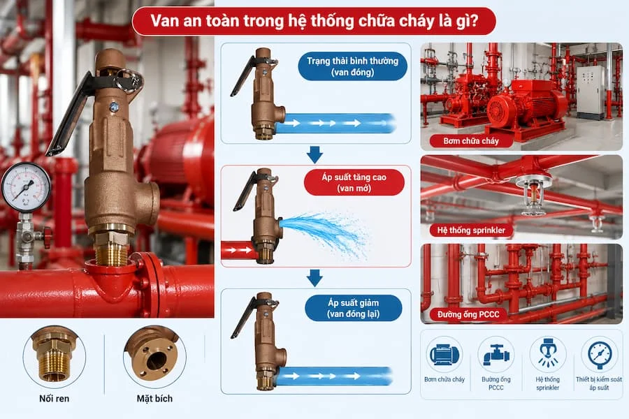 Giới thiệu van an toàn trong PCCC