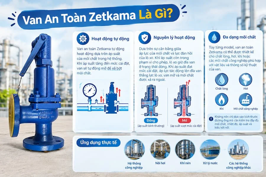 Giới thiệu Van an toàn Zetkama
