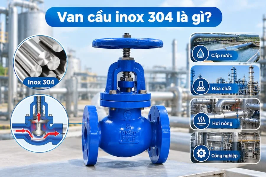 Tìm hiểu valve cầu inox 304