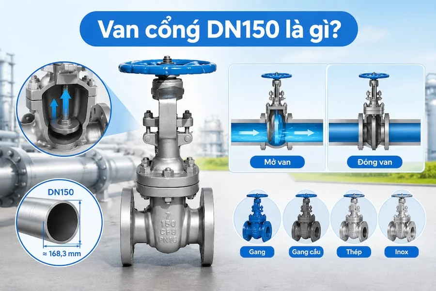 Giới thiệu Valve cổng DN150