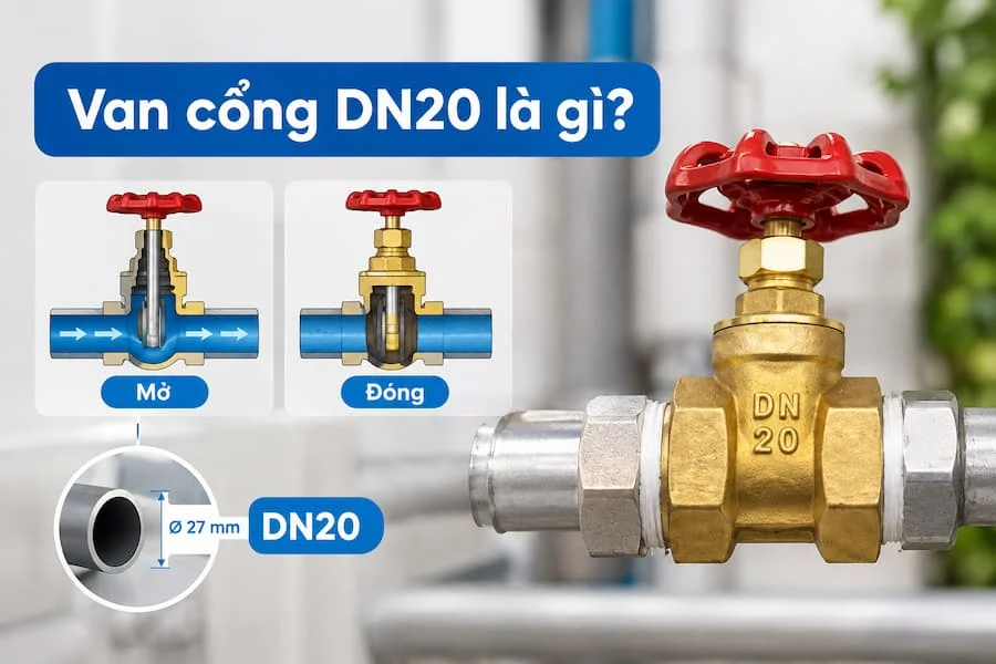 Van cổng DN20 là gì?