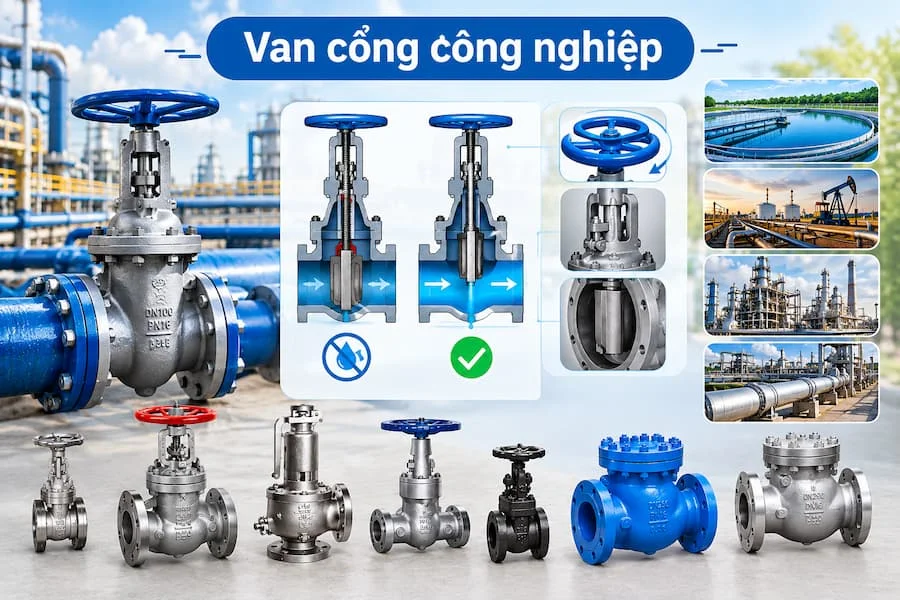 Hiểu sâu hơn về van cổng công nghiệp