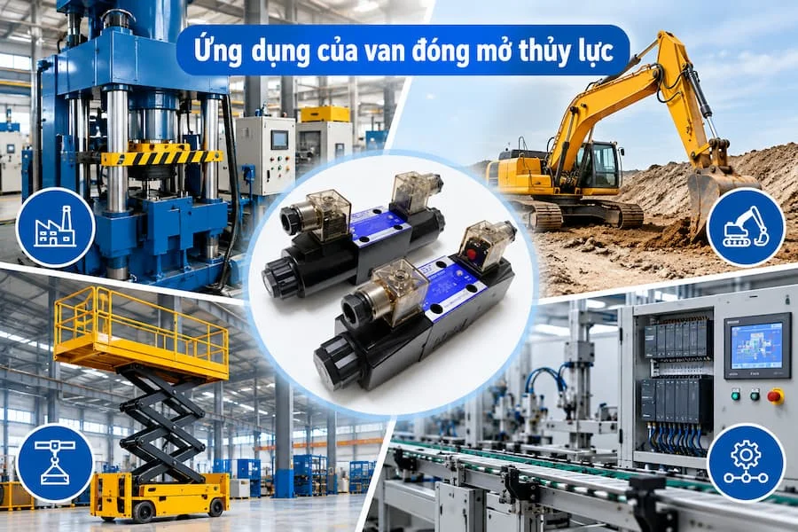 Ứng dụng của van thủy lực