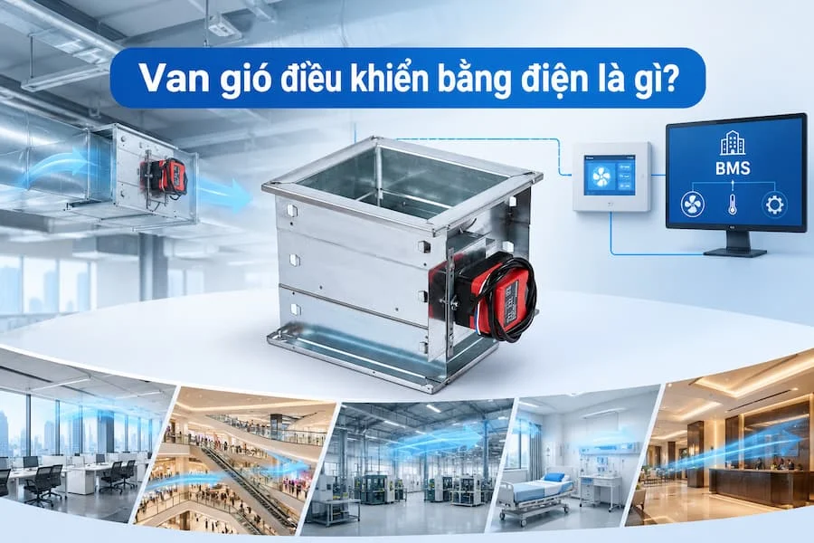 Giới thiệu valve gió điều khiển bằng điện
