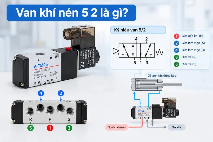 Giới thiệu van khí nén 5 2