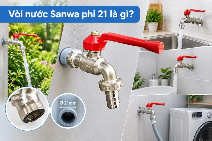 Giới thiệu vòi Sanwa phi 21