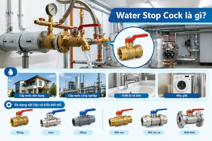 Hiểu thêm về van khóa nước